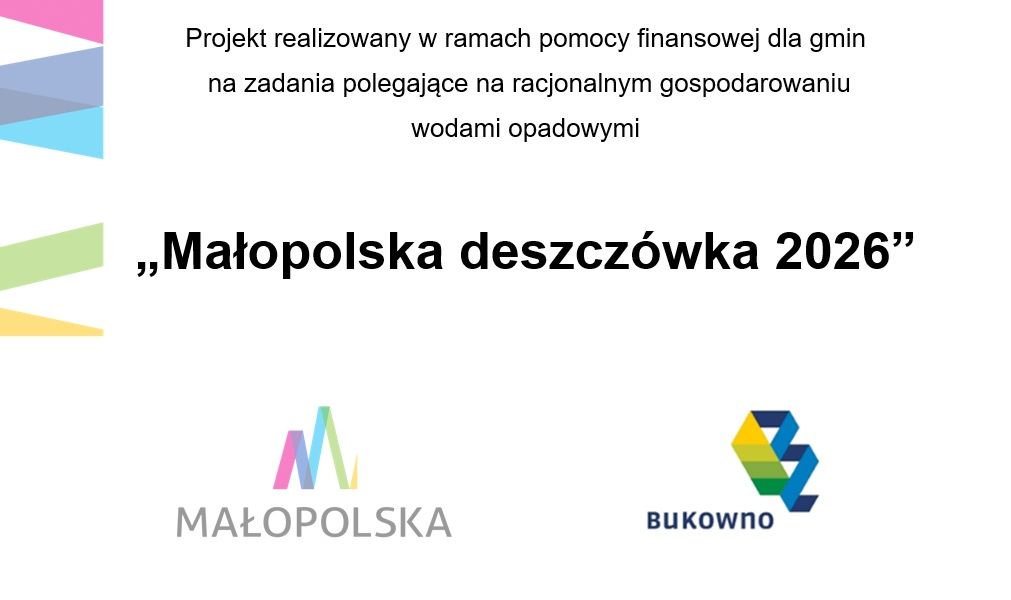 Małopolska deszczówka 2026 - Zawiadomienie