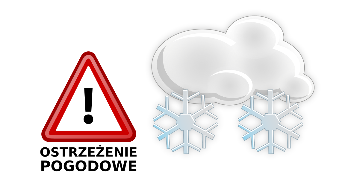 KOMUNIKAT - OSTRZEŻENIE: opady marznące/ZMIANA
