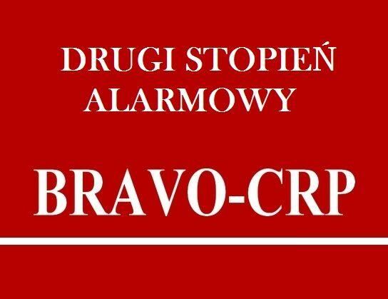 Wprowadzenie stopni alarmowych: BRAVO, BRAVO-CRP, BRAVO infrastruktura i CHARLIE kolej