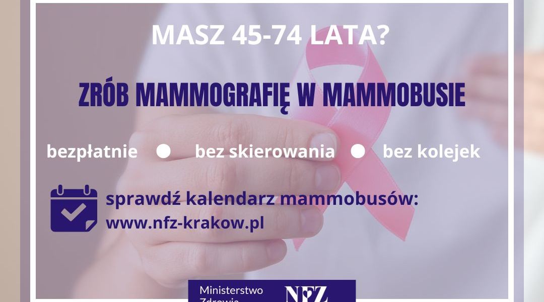 Zbadaj się w programie profilaktyki raka piersi