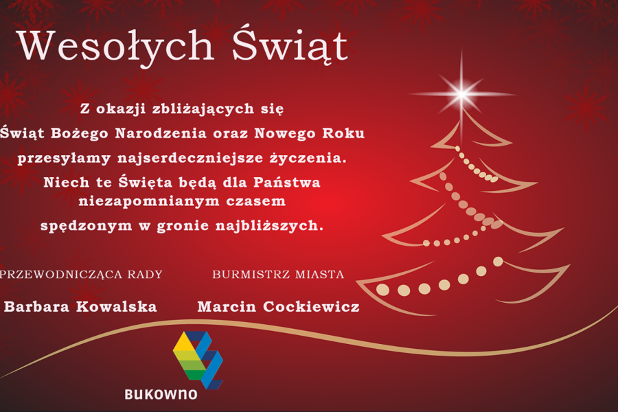 Obraz dla aktualności o tytule: Wesołych Świąt