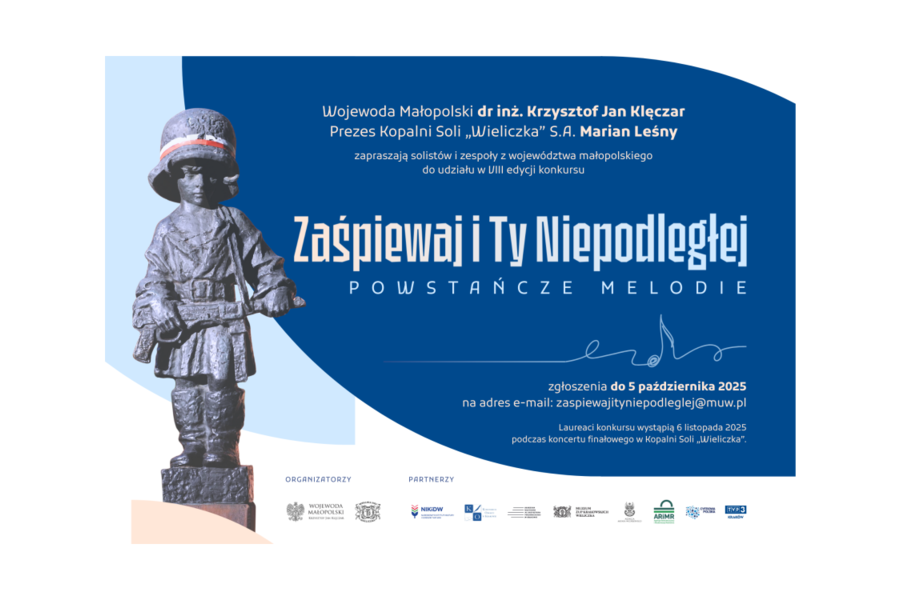 Obraz dla aktualności o tytule: „zaŚPIEWAJ I TY NIEPODLEGŁEJ!" VIII edycja konkursu pod hasłem Powstańcze Melodie.