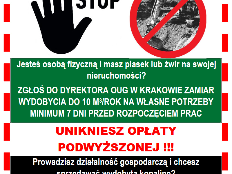 Obraz dla aktualności o tytule: #Stop Nielegalnej Eksploatacji