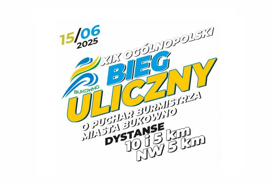 Obraz dla aktualności o tytule: XIX Ogólnopolski Bieg Uliczny o Puchar Burmistrza Miasta Bukowno