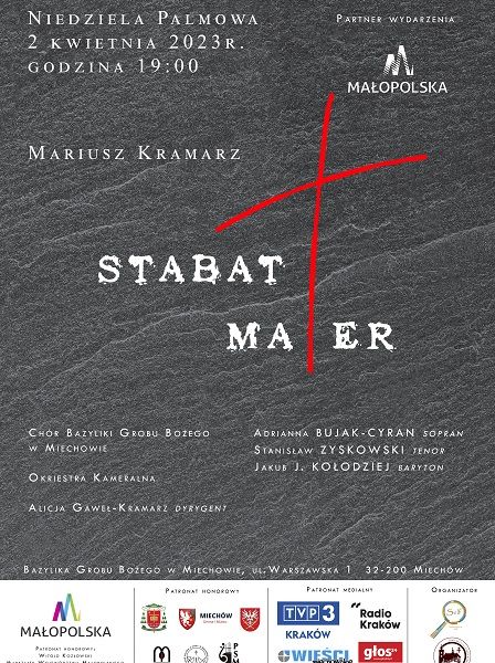 Obraz dla aktualności o tytule: Wyjątkowy koncert pasyjny: "Stabat Mater"
