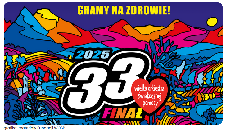 Obraz dla aktualności o tytule: Nieodpłatne przejazdy komunikacją miejska dla wolontariuszy              33. Finału Wielkiej Orkiestry Świątecznej Pomocy