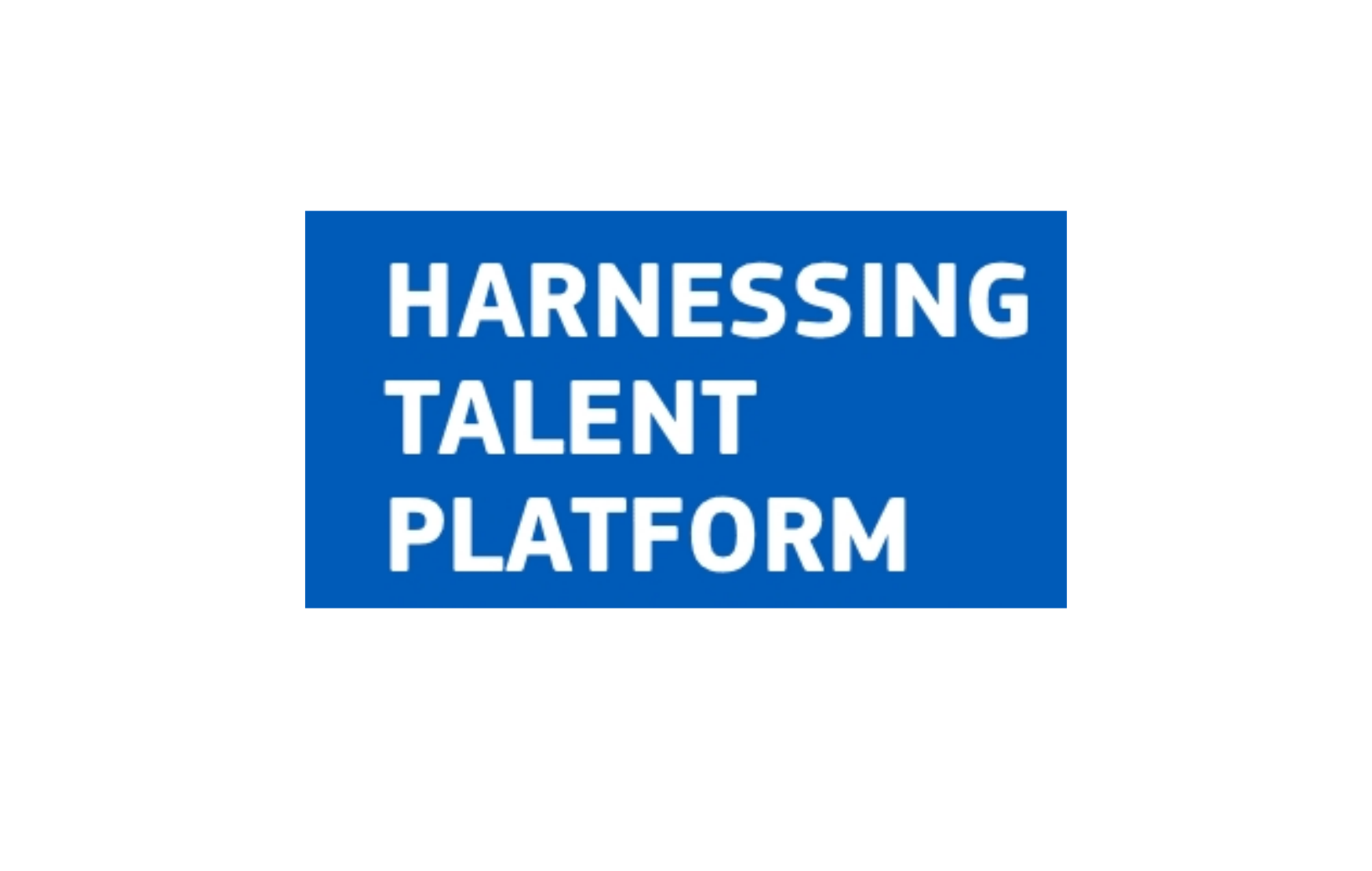 napis "Harnessing Talent platform"