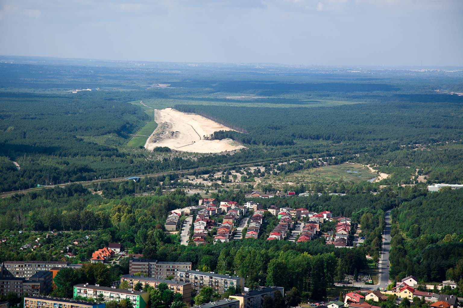 Zdjęcie przedstawiające widok na Bukowno