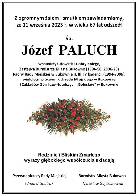 Nekrolog "Józef Paluch"