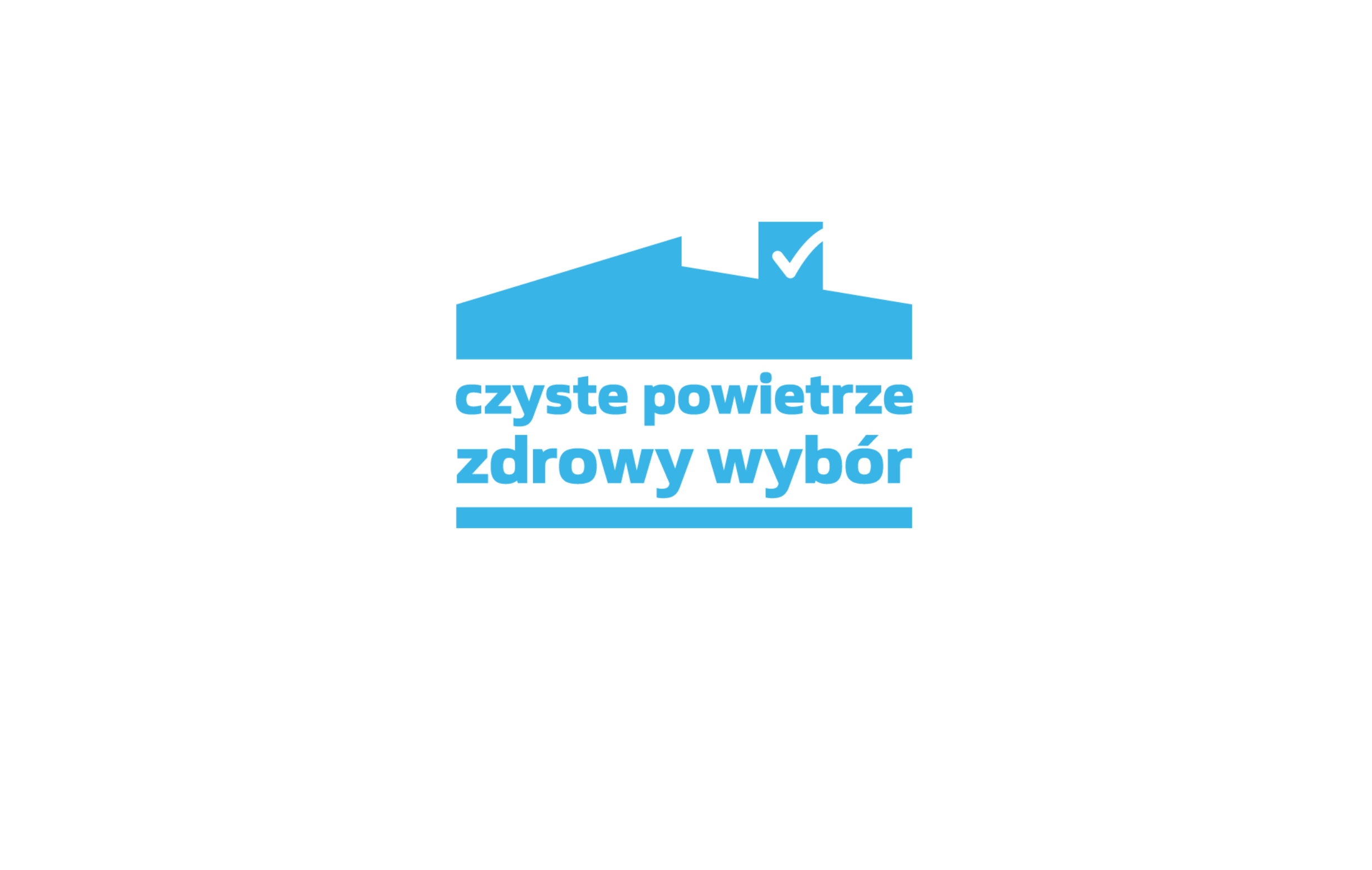 logo z napisem "czyste powietrze zdrowy wybór"