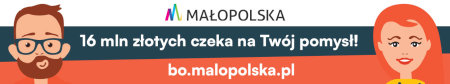Plakat "16mln złotych czeka na Twój pomysł!"