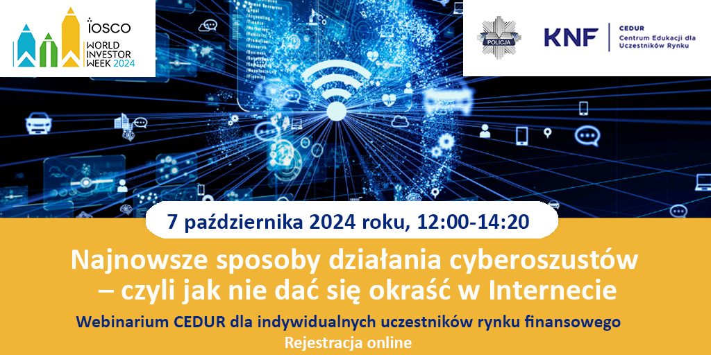 Pakat wydarzenia - Najnowsze sposoby działania cyberoszustów – czyli jak nie dać się okraść w Internecie