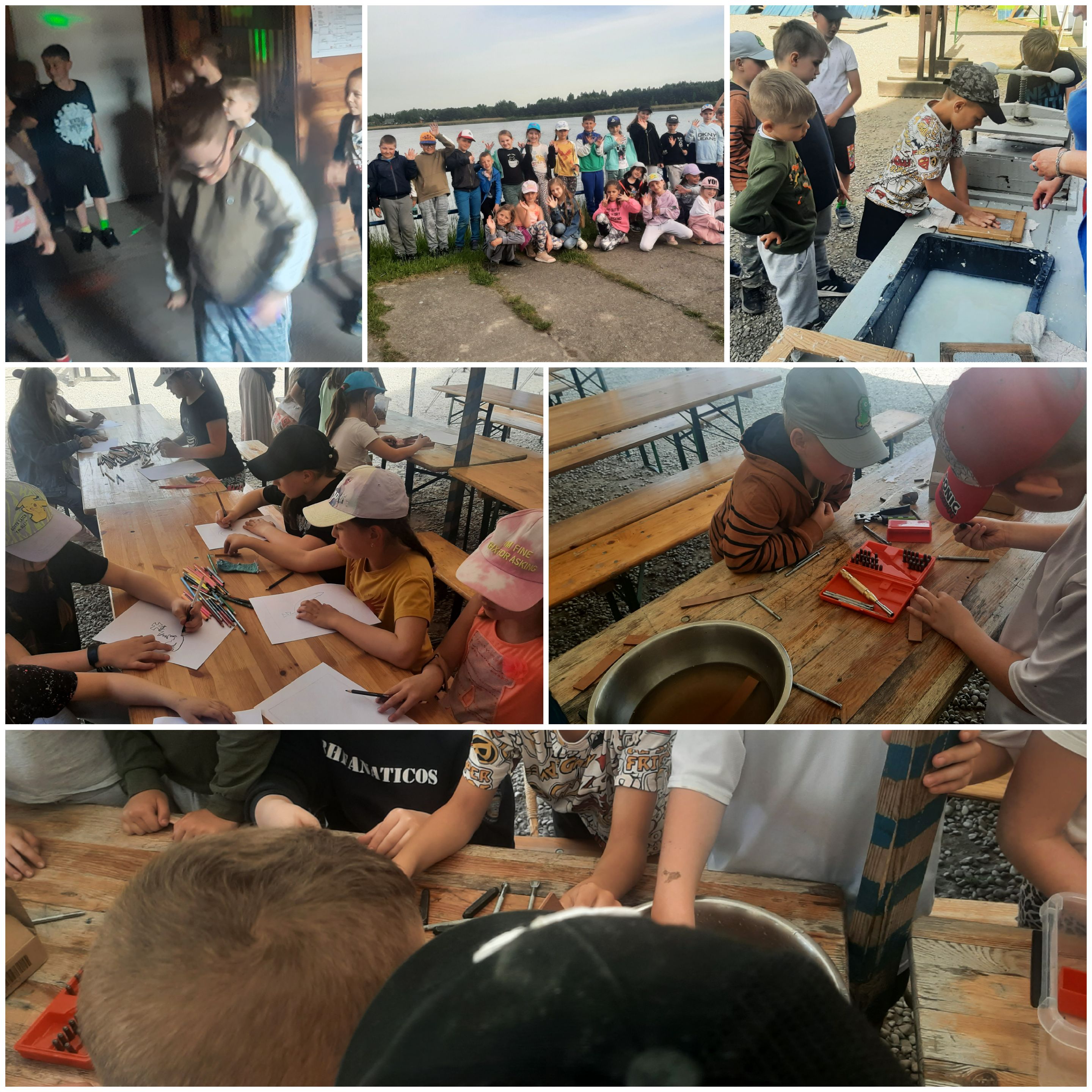 Zdjęcia z wycieczki dzieci klas 2a i 2c do Grodu Rycerskiego w Byczynie. 2