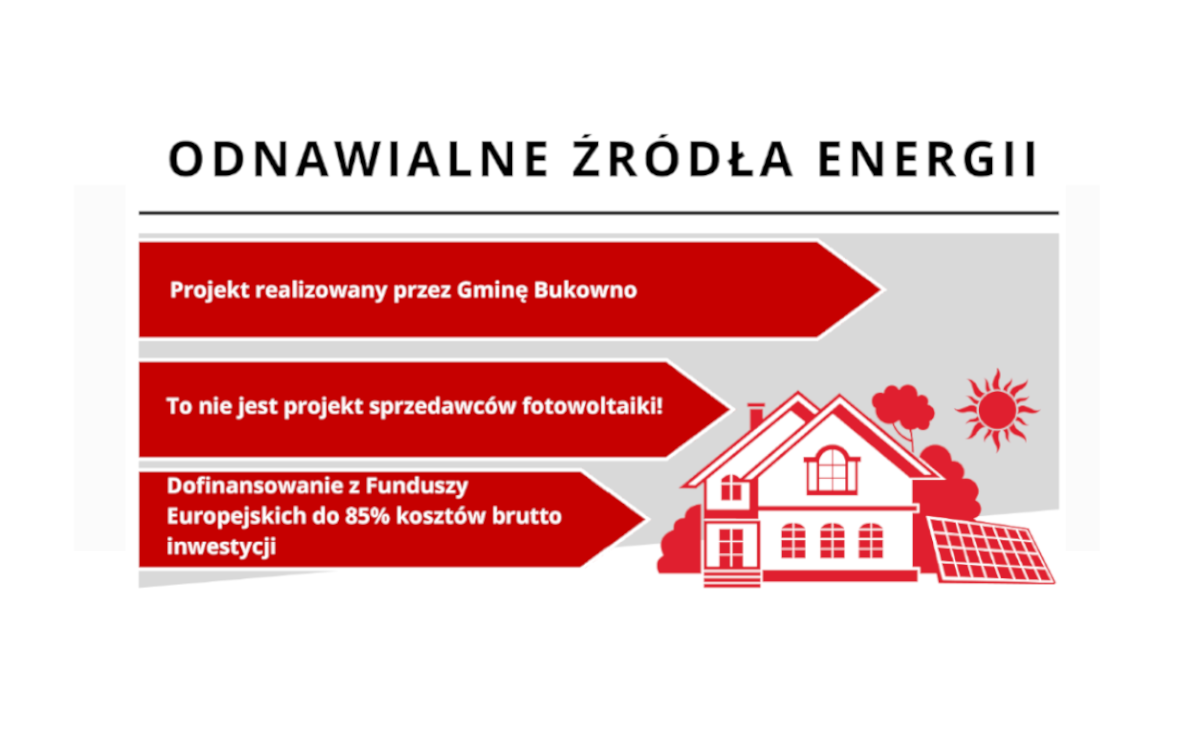 Plakat - Zapraszanie na spotkanie dotyczące zasad montażu oraz możliwości dofinansowanie projektów OZE.