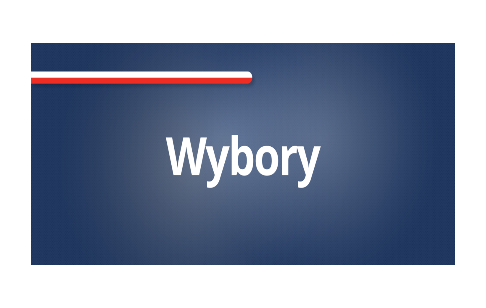 Ilustracja z napisem "Wybory"