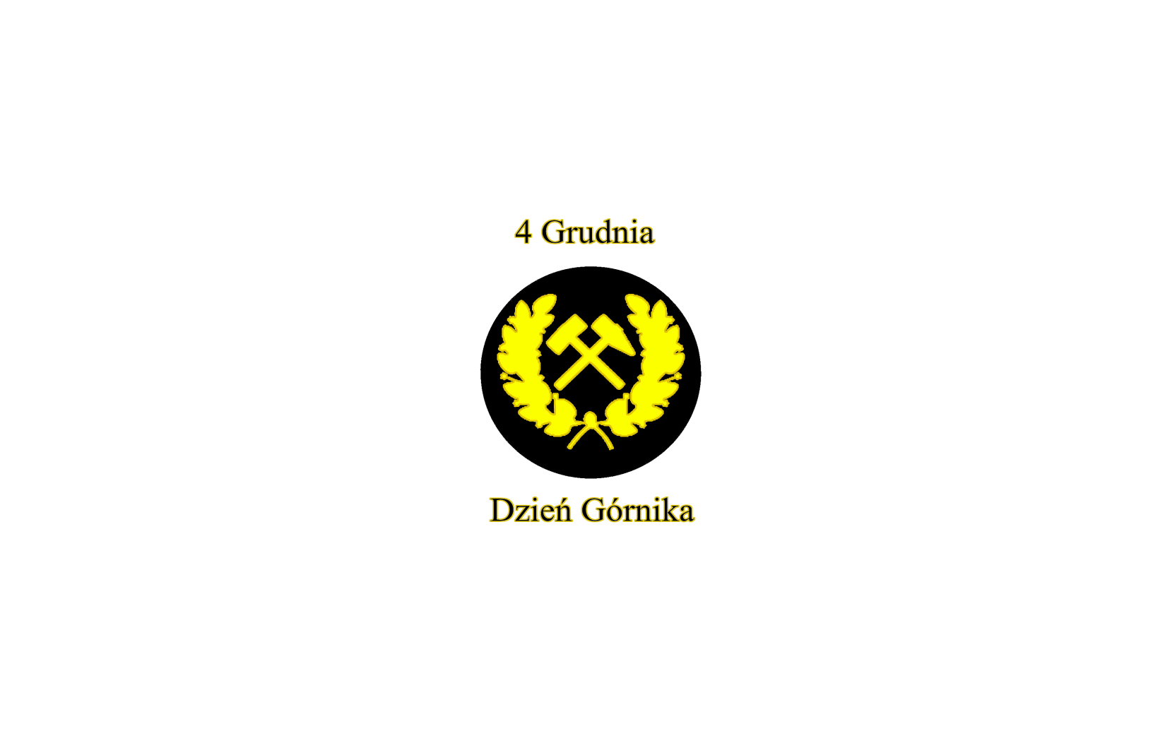 Ilustracja "4 Grudnia Dzień Górnika"