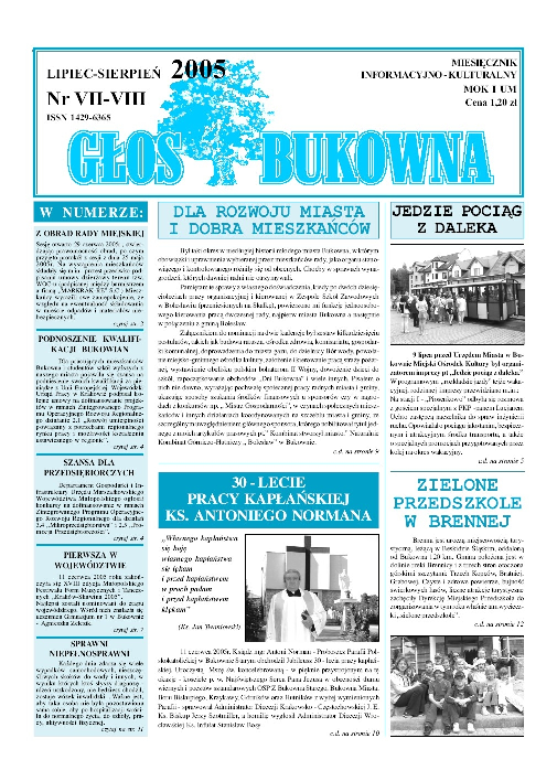 Okładka: Nr VII-VIII/2005