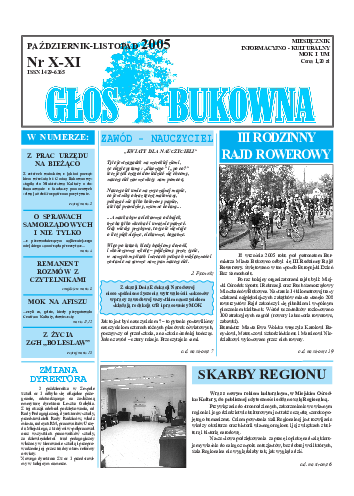 Okładka: Nr X-XI/2005