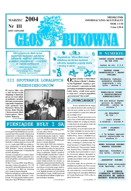 Okładka: Nr III/2004