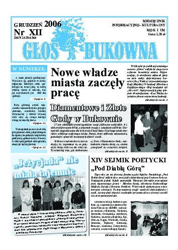 Okładka: Nr XII/2006