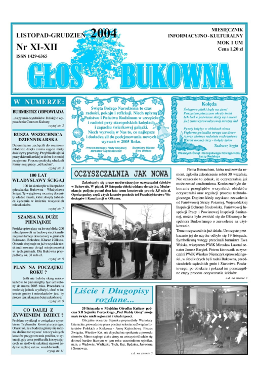 Okładka: Nr XI-XII/2004