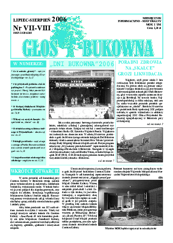 Okładka: Nr VII-VIII/2006